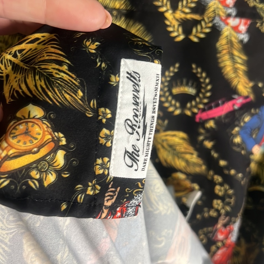 Rick Flare Button Up Mens Shirt - Picture 6 of 7
